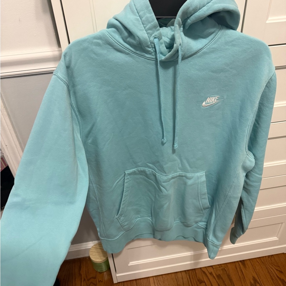 Nike Women's Light Blue Hoodie
